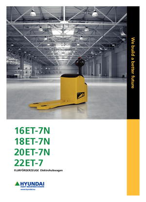 Pallet Jacks Hyundai 20 ET 7 N