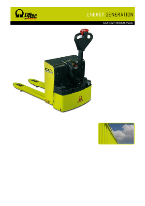 Pallet Jacks PRAMAC Lifter CX 14 Plus