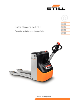 Yaya kumandalı transpalet Still ECU 25