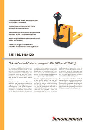 Pallet Jacks Jungheinrich EJE 116