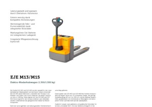 Pallet Jacks Jungheinrich EJE M15