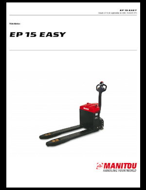Pallet Jacks Manitou EP 15