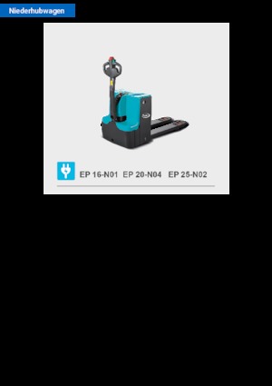 Pallet Jacks Baoli EP 16-N01