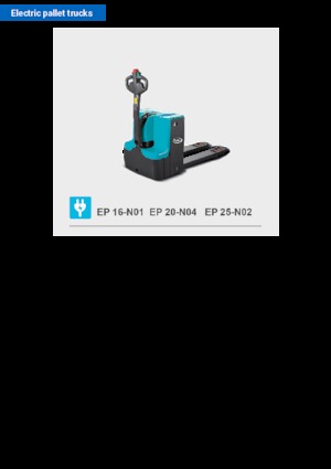 Pallet Jacks Baoli EP 16-N01