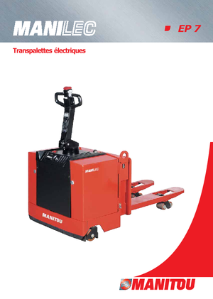 Yaya kumandalı transpalet Manitou EP 750