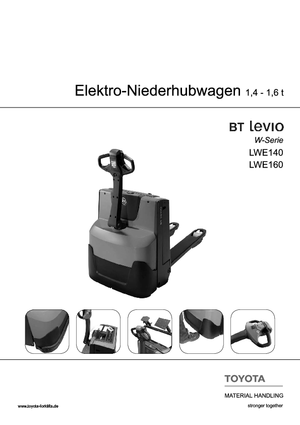 Yaya kumandalı transpalet BT LWE 140