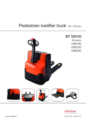 Yaya kumandalı transpalet BT LWE 200
