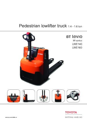 Yaya kumandalı transpalet Toyota LWE160