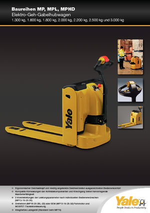 Pallet Jacks Yale MP20AC