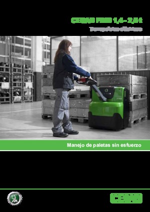 Yaya kumandalı transpalet Cesab P 216