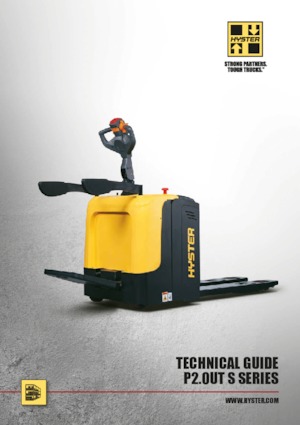 Yaya kumandalı transpalet Hyster P2.0