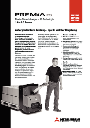 Pallet Jacks Mitsubishi PBP18N2 