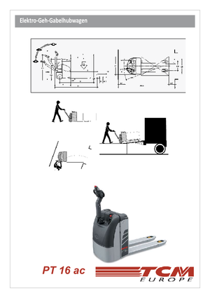 Pallet Jacks TCM PT 16 ac