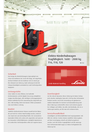 Pallet Jacks Linde T16