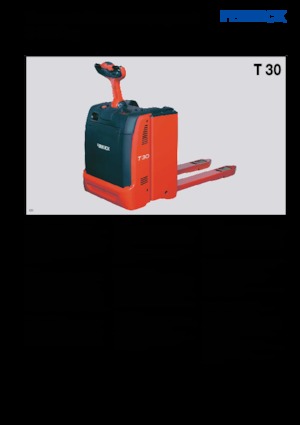 Pallet Jacks Linde T 30