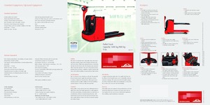 Yaya kumandalı transpalet Linde T16L ION