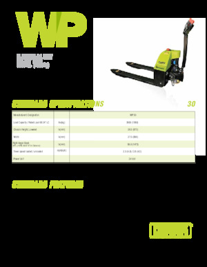 Pallet Jacks Clark WP 30