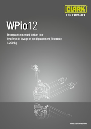 Yaya kumandalı transpalet Clark Wpio 12