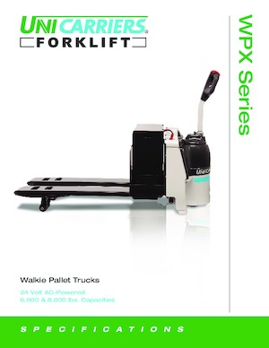 Yaya kumandalı transpalet UniCarriers WPX60B