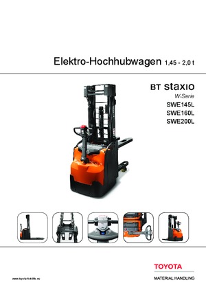 El İstifleyiciler BT SWE 145 L