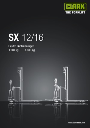 El İstifleyiciler Clark SX 12