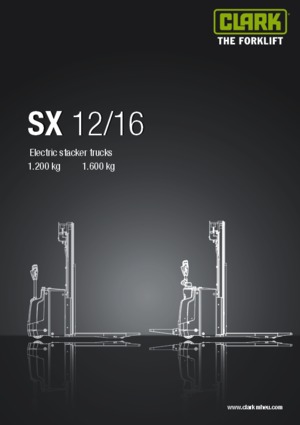 El İstifleyiciler Clark SX 12