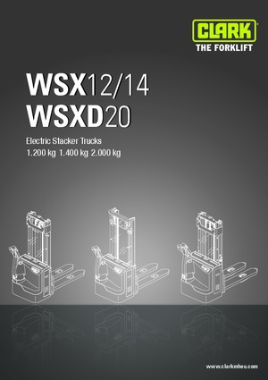 Walkie Stackers Clark WSXD 20
