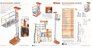 Tek Dikey Direkli Sepetli Vinçler Faraone Elevah 80 E-Move