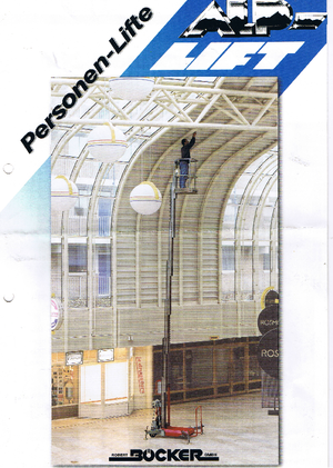 Single Vertical Mast Boom Lifts ALP-Lift PHC 650