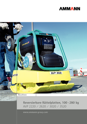 Reversible Vibratory Plate Compactors Ammann AVP 2220
