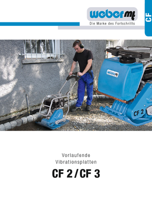 Single Direction Vibratory Plate Compactors weber mt CF 2 Hd