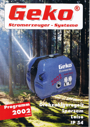 Gasoline Power Generators Geko ® 7002 ED-AA/HHBA*