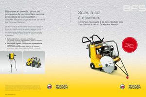 Zemin Testeresi Wacker BFS 1345 AB