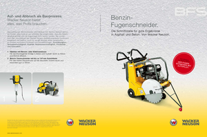 Zemin Testeresi Wacker BFS 1350 ALS