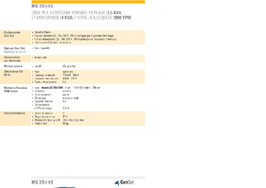 Gasoline Power Generators GenSet MG 7/5 I-HE