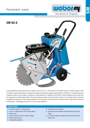 Floor Saws weber mt SM 62-2