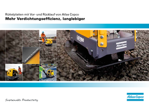 Reversible Vibratory Plate Compactors Atlas Copco LG 200