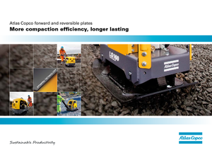 Reversible Vibratory Plate Compactors Atlas Copco LG 200