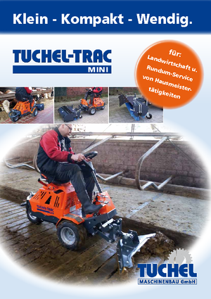 Gasoline Municipal Multifunctional Vehicles Tuchel Mini H8