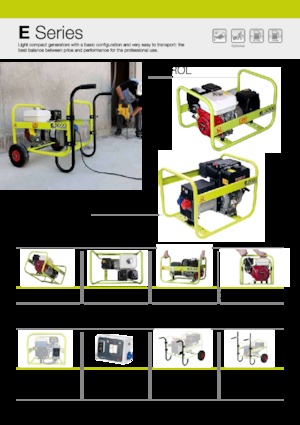 Gasoline Power Generators PRAMAC Lifter E 8000