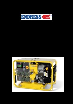 Gasoline Power Generators Endress ESE 904 DBG ES DIN