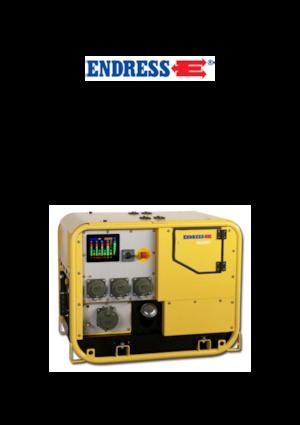 Gasoline Power Generators Endress ESE 957 DBG ES DIN Super Silent