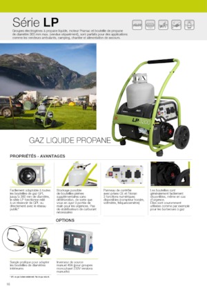 Gasoline Power Generators PRAMAC Lifter SP 8000