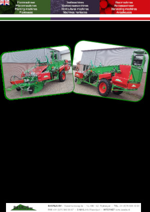 Bitki hasat makinaları Basrijs Plant harvester medium large BRP/ML