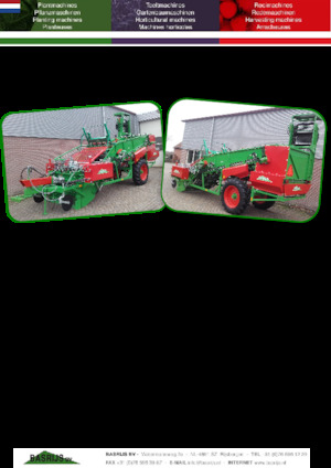 Bitki hasat makinaları Basrijs Plant harvester medium large BRP/ML