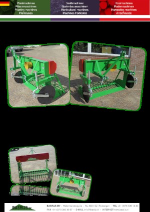 Bitki hasat makinaları Basrijs Plantslifter BRS/E135