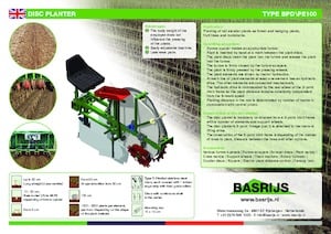 Dikim makinaları Basrijs Deep planter for one bed