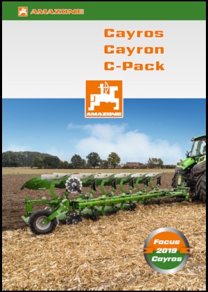 Ploughs Amazone Cayros XS 4-1050