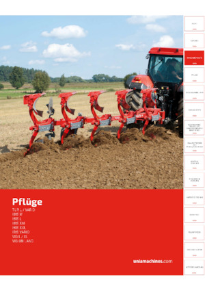 Ploughs Unia Ibis L plus 4+1