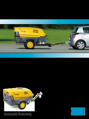 Portable Air Compressors - Diesel, Electric, Gasoline Atlas Copco XAS 67 Dd